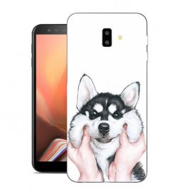 Funda Samsung Galaxy J6 Plus Gel Dibujo Perro