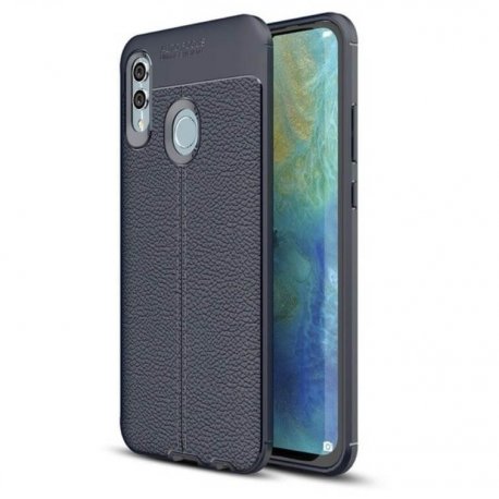 Funda Huawei P Smart 2019 Tpu Cuero 3D Azul