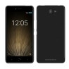 Funda Gel BQ Aquaris U Flexible y lavable Negra