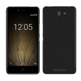 Funda Gel BQ Aquaris U Lite Flexible y lavable Negro