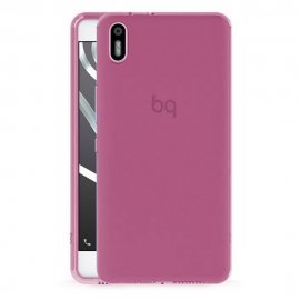 Funda Gel BQ Aquaris X5 Flexible y lavable Rosa