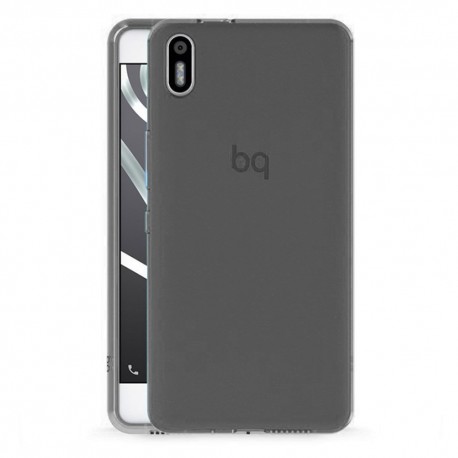 Funda Gel BQ Aquaris X5 Flexible y lavable Negra
