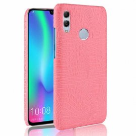 Carcasa Huawei P Smart 2019 Cuero Estilo Croco Rosa