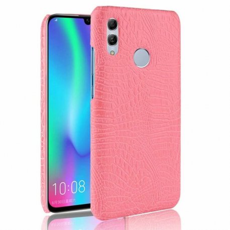 Carcasa Huawei P Smart 2019 Cuero Estilo Croco Rosa