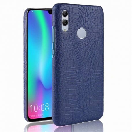Carcasa Honor 10 Lite Cuero Estilo Croco Azul