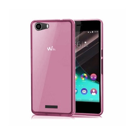 Funda Gel Wiko Lenny 2 Flexible y lavable Rosa