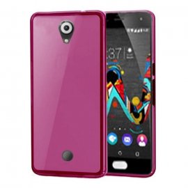 Funda Gel Wiko U Feel Flexible y lavable Rosa