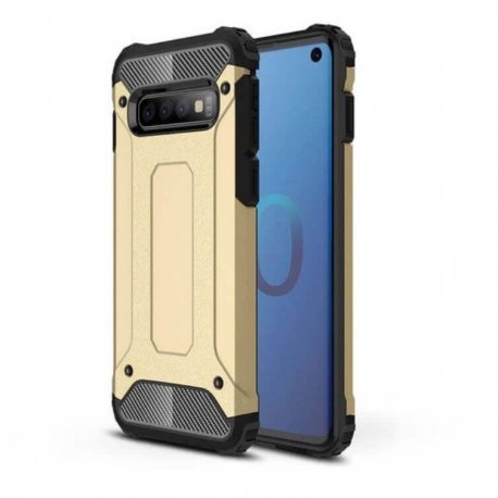 Funda Samsung Galaxy S10 Shock Resistante Dorada