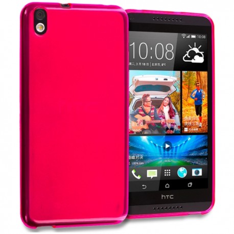 Funda HTC Desire 816 Gel Rosa