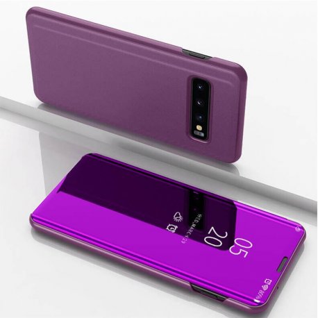 Funda Libro Smart Translucida Samsung Galaxy S10 Fucsia