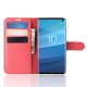 Funda Libro Samsung Galaxy S10 Soporte Roja