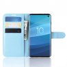 Funda Libro Samsung Galaxy S10 Soporte Azul