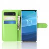 Funda Libro Samsung Galaxy S10 Soporte Verde
