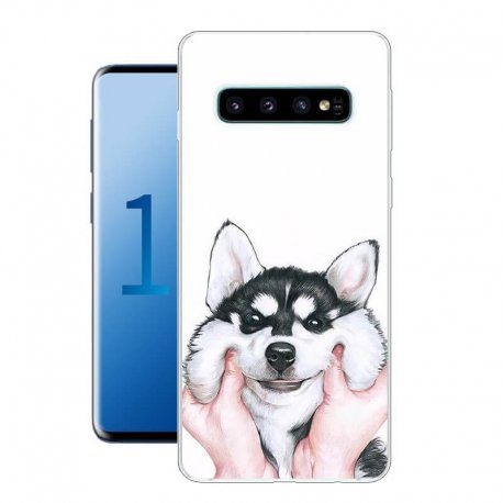 Funda Samsung Galaxy S10 Gel Dibujo Perro