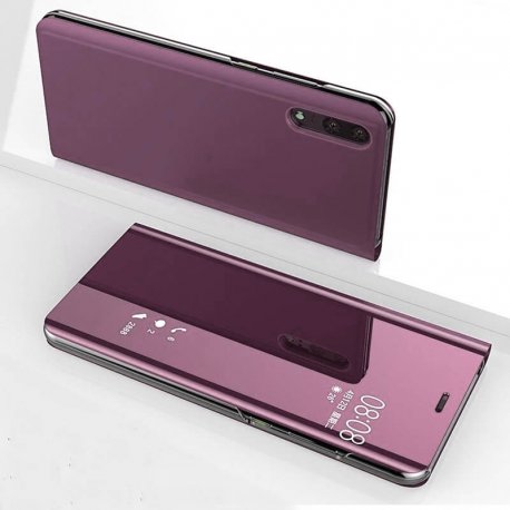 Funda Libro Ventana Translucida Huawei P Smart 2019 Rosa