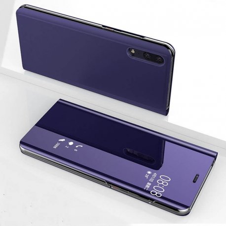 Funda Libro Ventana Translucida Huawei P Smart 2019 Lila