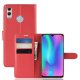 Funda cuero Flip Huawei P Smart 2019 Roja