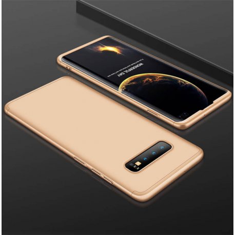 Funda 360 Samsung Galaxy S10 Plus Dorada