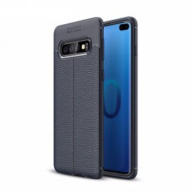 Funda Samsung Galaxy S10 Plus Tpu Cuero 3D Azul