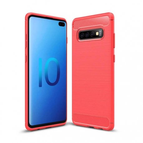 Funda Samsung Galaxy S10 Plus Tpu 3D Roja