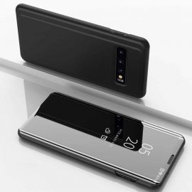 Funda Libro Smart Translucida Samsung Galaxy S10 Plus Negra
