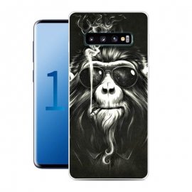 Funda Samsung Galaxy S10 Plus Gel Dibujo Mono
