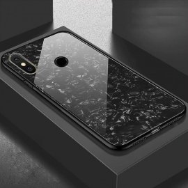 Funda Xiaomi Redmi Note 6 Pro Tpu Negra Trasera Cristal