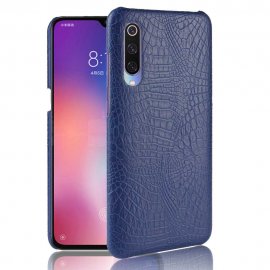Carcasa Xiaomi MI 9 SE Cuero Estilo Croco Azul