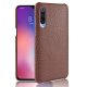 Carcasa Xiaomi MI 9 SE Cuero Estilo Croco Marron