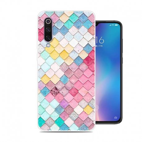 Funda Xiaomi MI 9 SE Gel Dibujo Acuarela