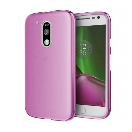 Funda MOTO G4 Gel Rosa