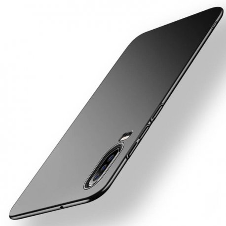 Funda Gel Huawei P30 Flexible y lavable Mate Negra