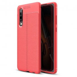 Funda Huawei P30 Tpu Cuero 3D Roja