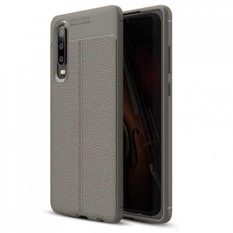 Funda Huawei P30 Tpu Cuero 3D Gris