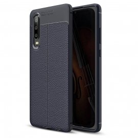 Funda Huawei P30 Tpu Cuero 3D Azul