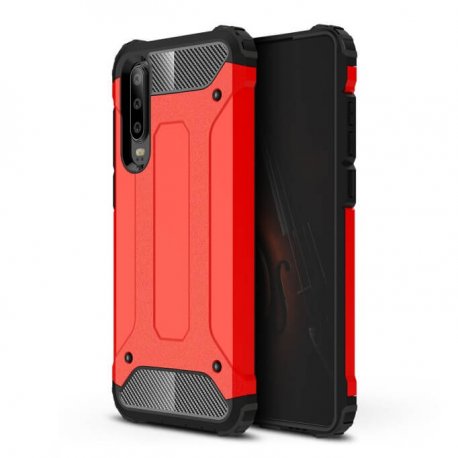 Funda Huawei P30 Shock Resistante Roja