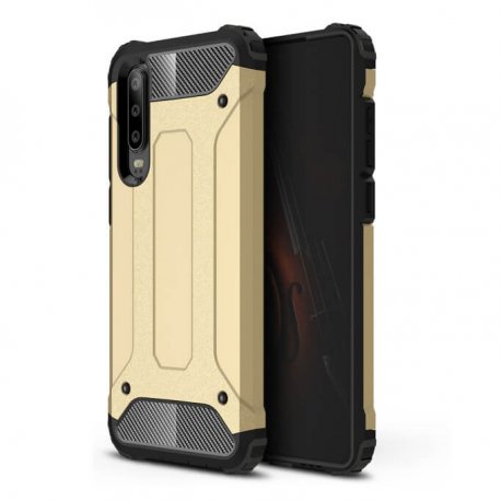 Funda Huawei P30 Shock Resistante Dorada