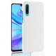 Carcasa Huawei P30 Cuero Estilo Croco Blanca