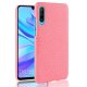 Carcasa Huawei P30 Cuero Estilo Croco Rosa