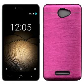 Funda BQ Aquaris U Aluminio Rosa Val