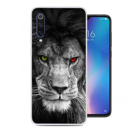 Funda Xiaomi MI 9 Gel Dibujo Leon