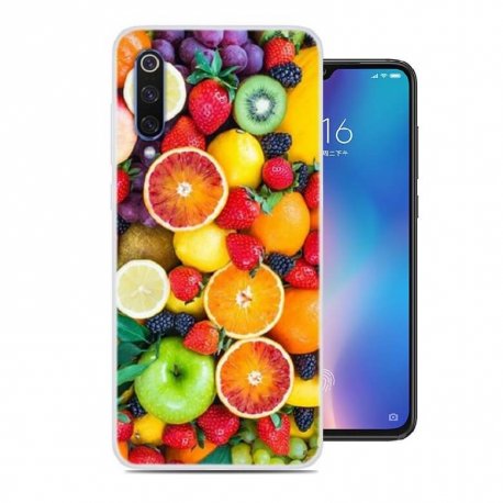 Funda Xiaomi MI 9 Gel Dibujo Frutas