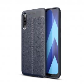 Funda Samsung Galaxy A50 Tpu Cuero 3D Azul