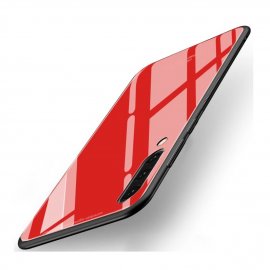Funda Samsung Galaxy A50 Tpu Trasera Cristal Roja