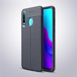 Funda Huawei P30 Lite Tpu Cuero 3D Azul