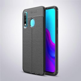 Funda Huawei P30 Lite Tpu Cuero 3D Negra