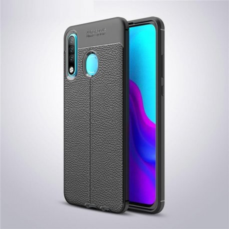 Funda Huawei P30 Lite Tpu Cuero 3D Negra