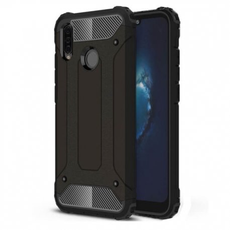 Funda Huawei P30 Lite Shock Resistante Negra.