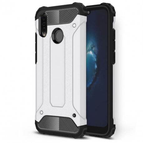 Funda Huawei P30 Lite Shock Resistante Blanca.