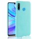 Carcasa Huawei P30 Lite Cuero Estilo Croco Turquesa